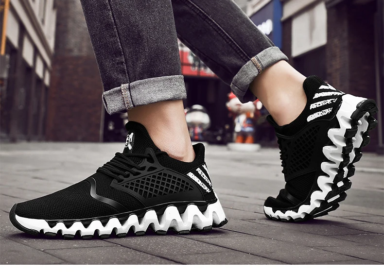 Ginita модные Flyknit кроссовки для Для мужчин повседневная обувь Размеры 47 светильник повседневные мужские туфли кроссовки tenis feminino Zapatos