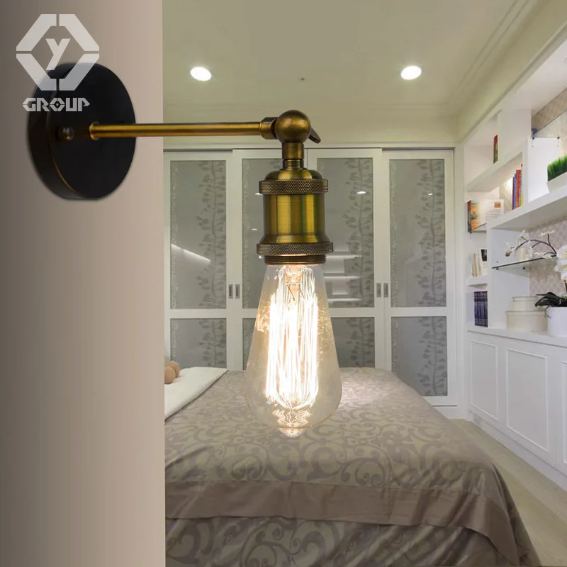 Oygroup современный Винтаж Лофт Регулируемые промышленные металлические настенный