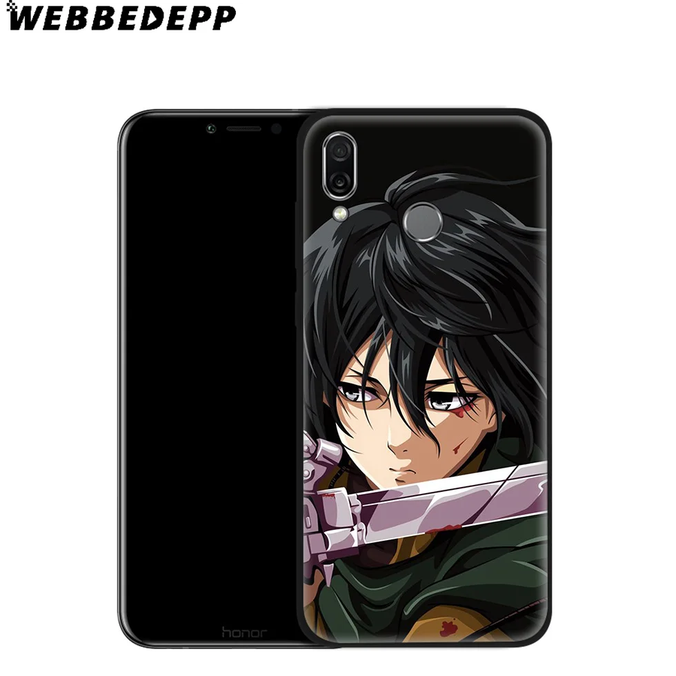 Чехол WEBBEDEPP Attack on Titan для Huawei Mate Honor 20 6A 7A 7C 7X 8 9 9X 10 View Lite Pro 30.