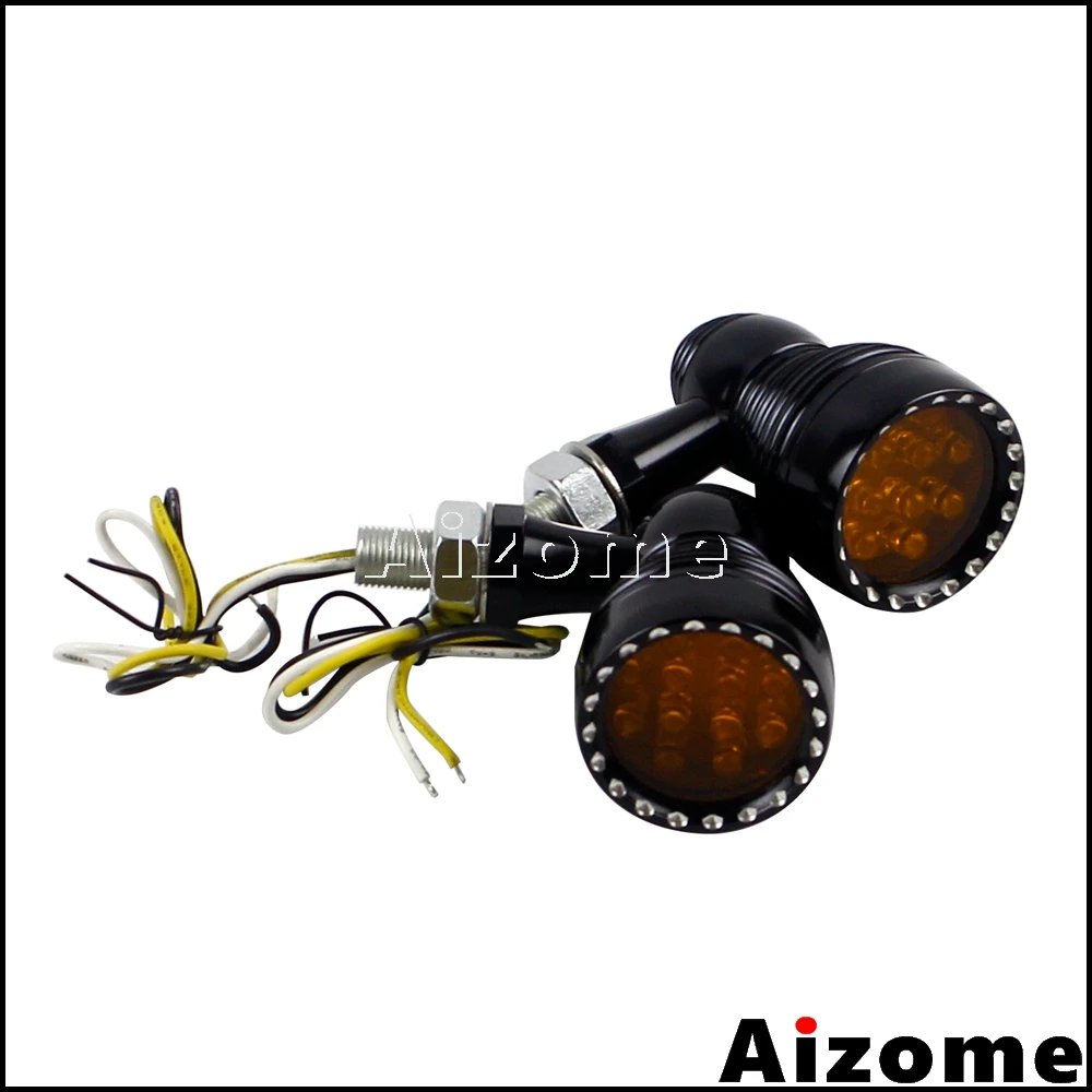 

10mm Motorcycle Turn Signals Running Indicator Light For Harley Honda Yamaha Suzuki Ducati Cruiser Cafe Racer Custom