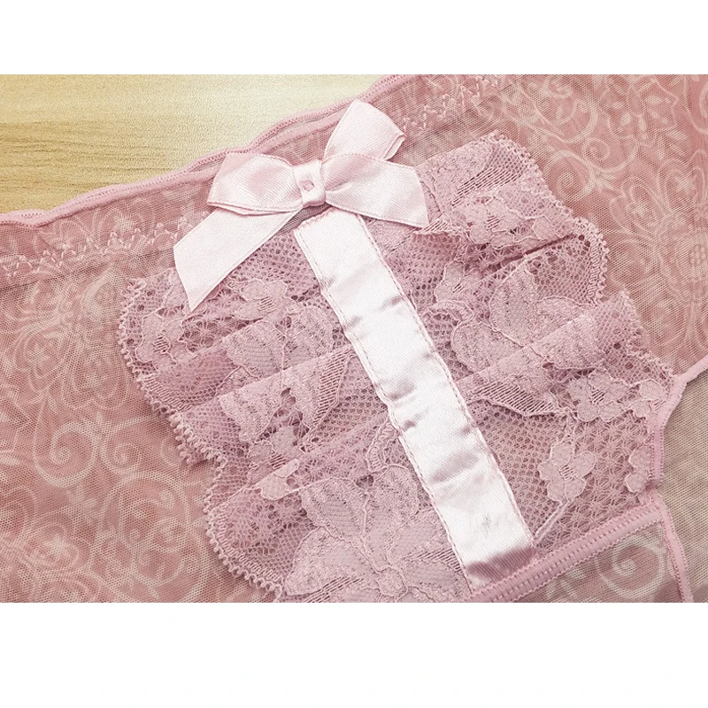 Techome модные пикантные Для женщин Трусики брифы бренд Кружево Нижнее Бельё для