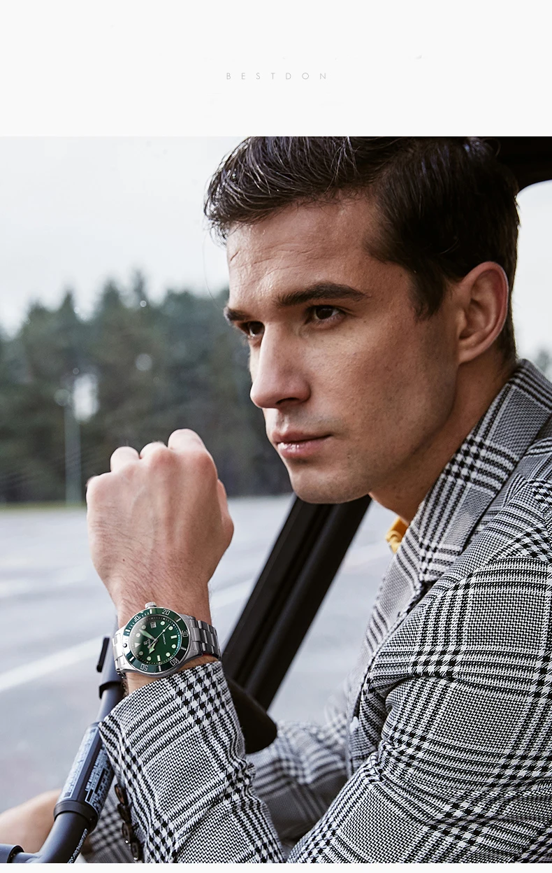 Relogio Masculino мужские часы Лидирующий бренд автоматические механические часы мужские часы diver спортивные наручные часы reloj para caballeros