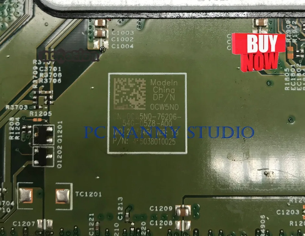 PCNANNY CW5N0 0CW5N0 FX3MC для Dell Inspiron 3543 материнская плата I3-5005U DDR3L протестирована |