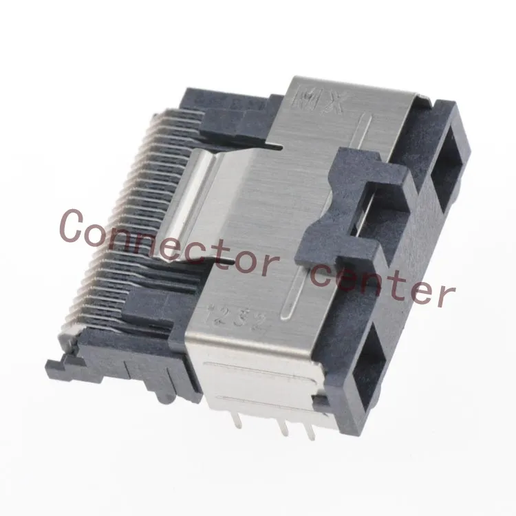 

Mini Multi-Lane Connector For Molex 50Pin Surface Mount Right Angle Original 75783-0232 MiniSAS Connector