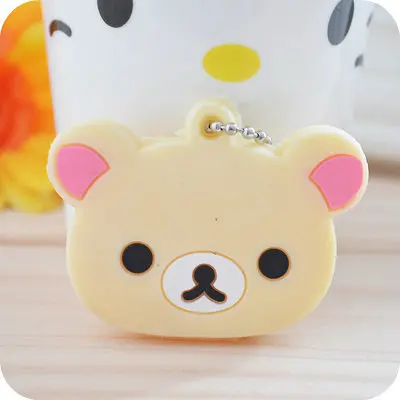 1 шт. брелок для ключей Kitty Cat Kawaii, держатель для ключей из смолы, набор ключей в виде головы мыши/чехол для ключей с шаровой цепочкой. Домашний Декор. Подарки и поделки
