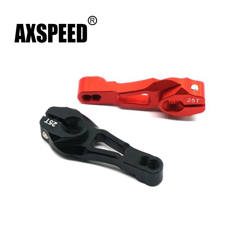 AXSPEED 1 шт. 1/10 RC Гусеничный автомобиль 25T Алюминиевый рулевой сервопривод для TRX4 TRX 4