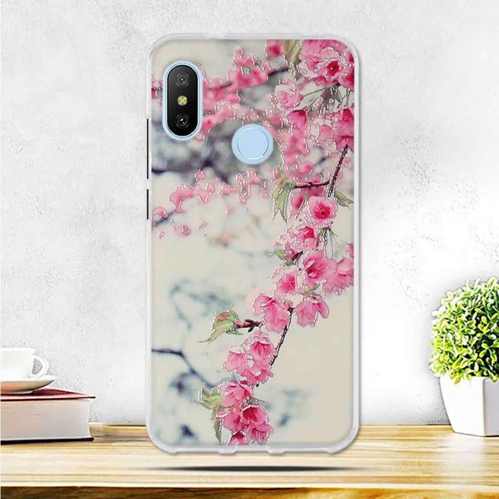 Мягкий чехол из термопластичного полиуретана для Xiaomi Mi A2 Lite тонкий полиуретан) и