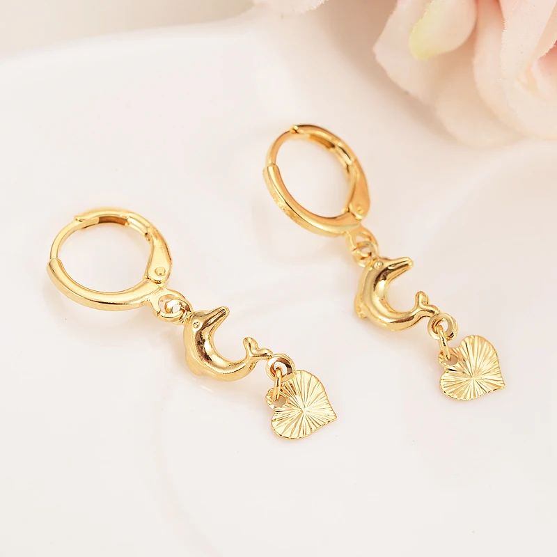 Милый слон Милая подвеска в виде животного серьги для женщин золото Африка heartJewelry Bijoux DIY очаровательные детские серьги для девочек Подарки