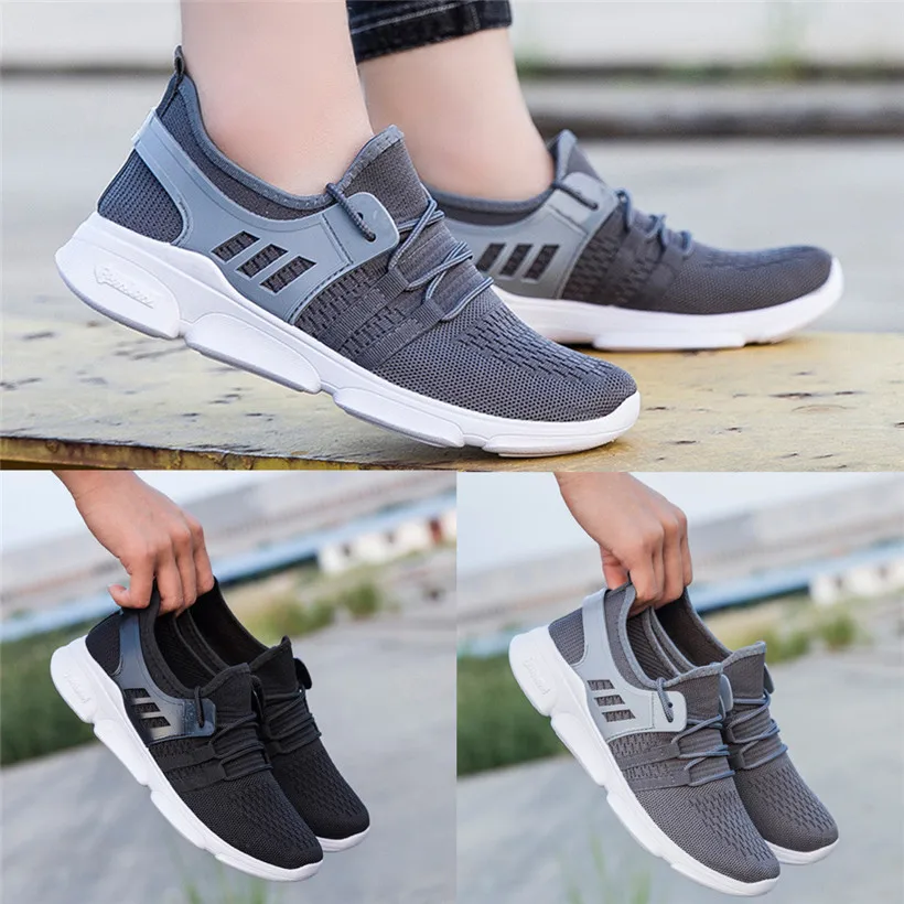 Мужская обувь для бега 2018 уличные дышащие мужские кроссовки на шнуровке