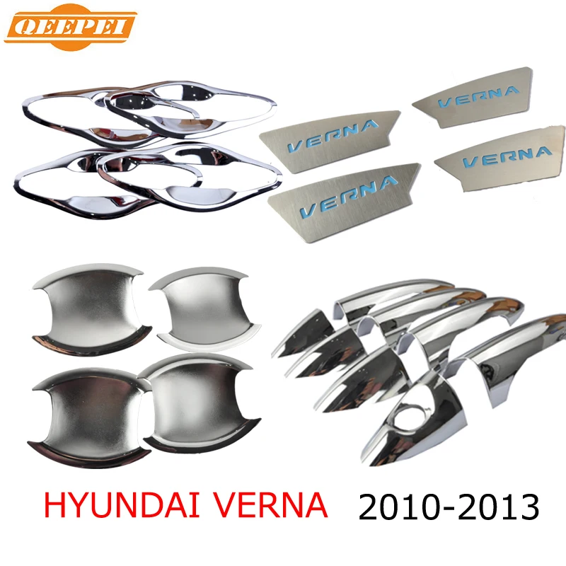 Крышка ручки двери QEEPEI для HYUNDAI SOLARIS VERNA 2010 2011 2012 2013 сделано в Китае QDC027W|hyundai