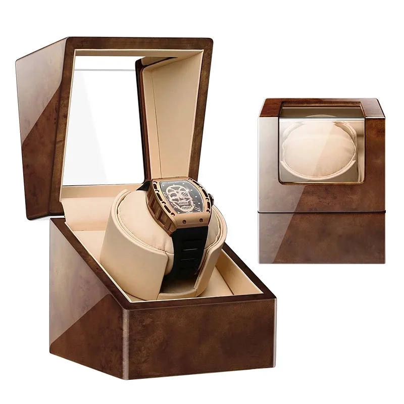 Горячая remontoir montre часы Winder держатель Органайзер автоматические механические часы коробка с подзаводом мотор шейкер часы Winder 와인더 box - Цвет: MQ-L0010-3