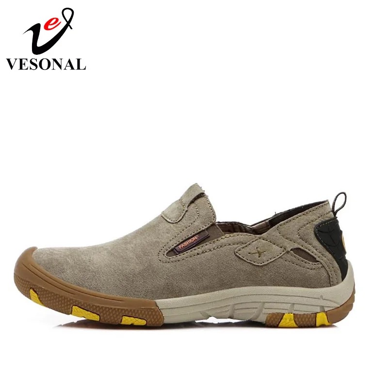 VESONAL 2018 Genuine Leather Moccasins Male Shoes For Men Loafers Adult Slip On Driving Walking Soft Spring Casual Footwear 9033 | Обувь