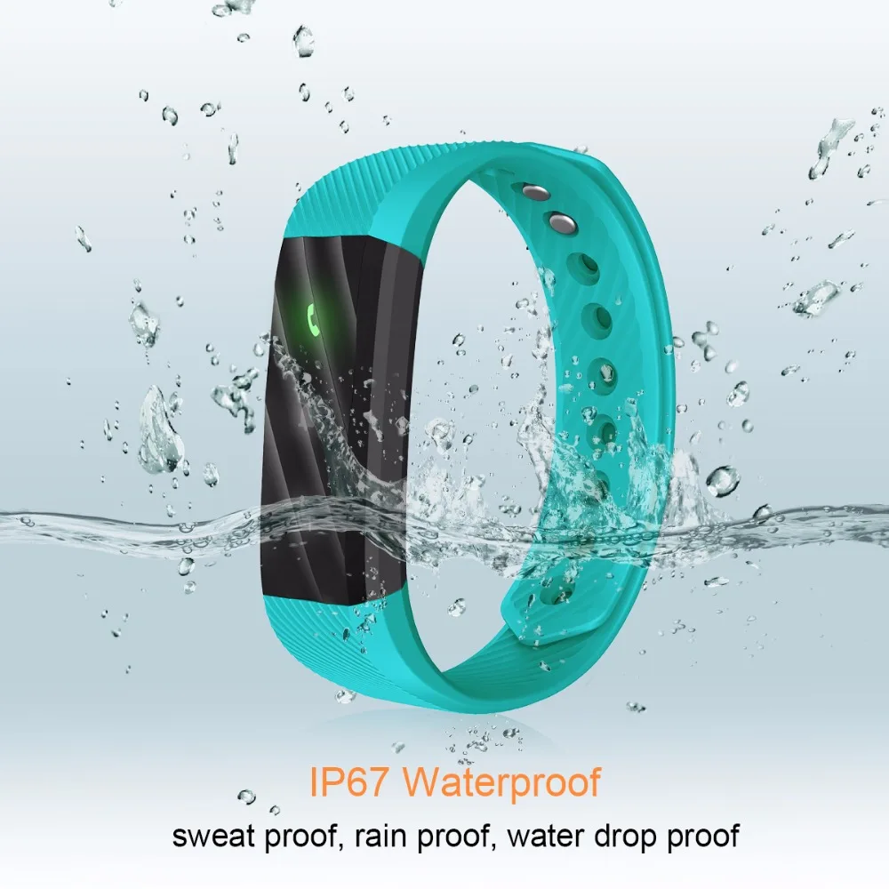 Original Diggro ID115 LITE Smart Band IP67 Waterproof Wristband Sleep Monitor Bluetooth band for IOS Android Phone | Электроника