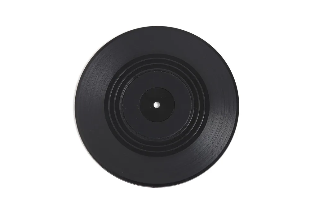 Креативные 6 шт./компл. виниловые подставки для напитков в стиле ретро настольная