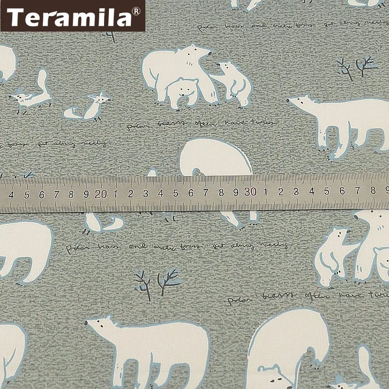 Teramila 100% хлопковый тканевый измеритель ткани мягкий светильник серый медвежонок