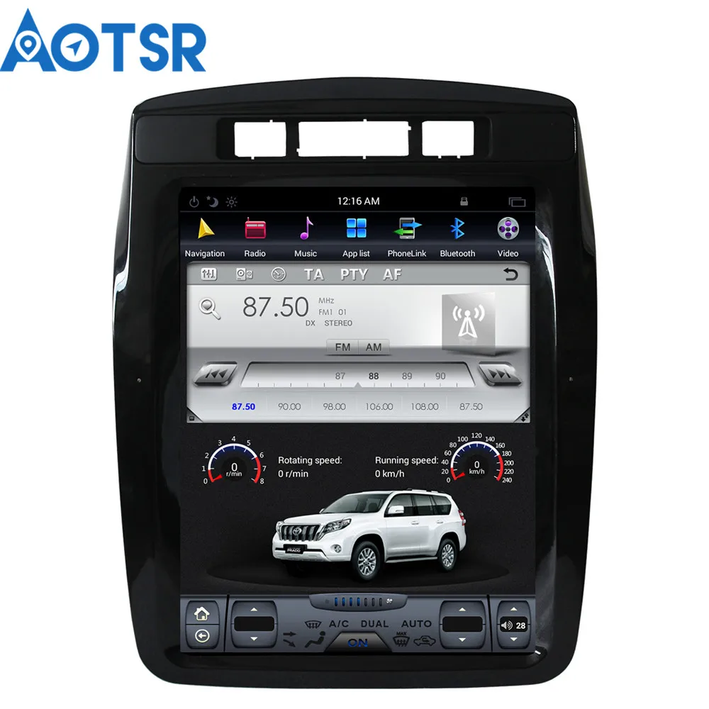 Автомобильный мультимедийный плеер Aotsr Android 7 1 Tesla GPS навигация видео для Volkswagen