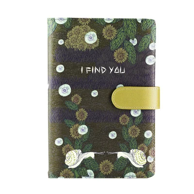 Бургундия LENWA A5, Серия I Find You, винтажный блокнот, руководство по эффективности, креативный блокнот, расписание, блокнот, план, блокнот, 1 шт - Цвет: Бургундия