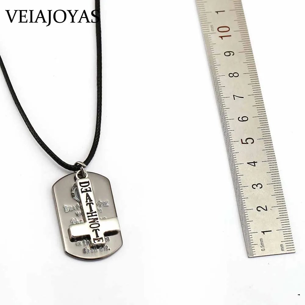 Классическое ожерелье из аниме Death Note веревочная цепочка чокер модная черная