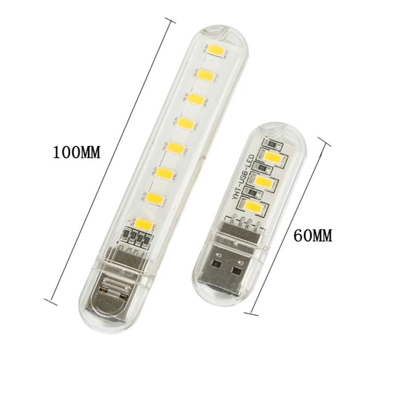 Мини светодиодный ночник 3/8Led DC5V USB лампа с гибким шлангом удлинитель провода