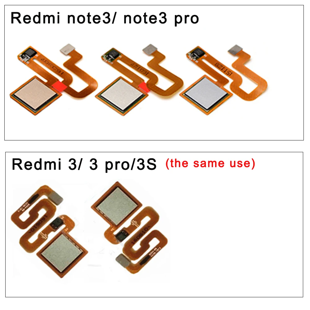 Оригинальный домашний ключ для Xiaomi Redmi Note 3 Pro 3s Кнопка возврата датчик отпечатков