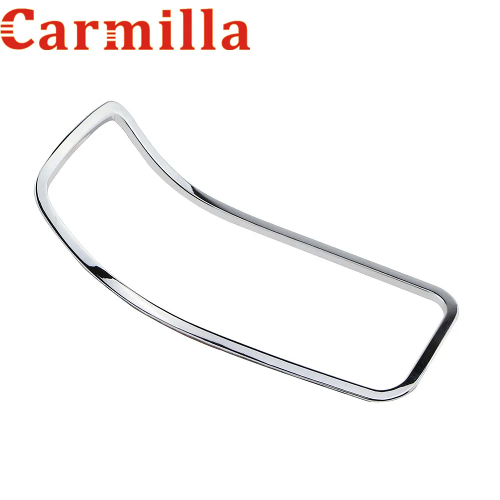 Carmilla ABS Хромированная Автомобильная защита для стакана воды круглая отделка