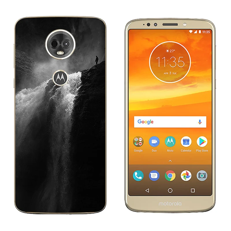 Мягкий силиконовый чехол из ТПУ для Motorola E5 Plus задняя крышка телефона 6 0 дюйма MOTO