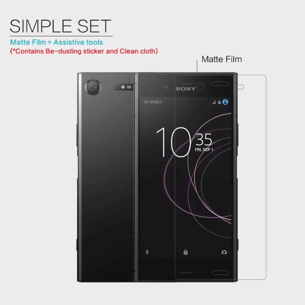 2 шт./лот Защитная пленка NILLKIN для Sony Xperia xz1 ультратонкая прозрачная/матовая