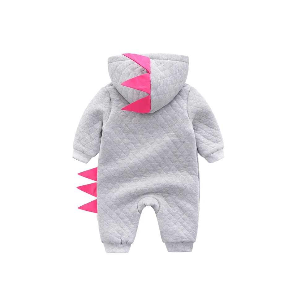 Toddler Newborn 3D Dinosaur Baby Boys Rompers Warm Spring Autumn Cotton Gilrs Jumpsuit Jumper Outfits tracksuit |
