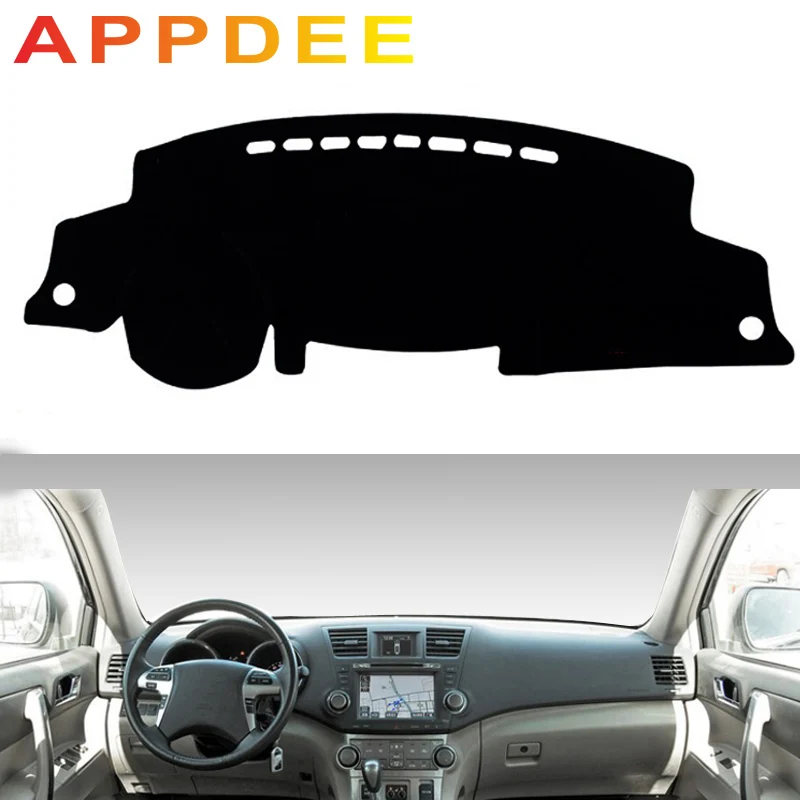 APPDEE для Toyota Highlander Kluger 2007 -2013 чехлы стайлинга автомобиля коврик приборной панели