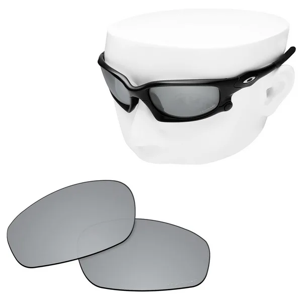 Silver Mirror OOWLIT Анти-Царапины замена линз для-Оукли сплит куртка OO9099 гравированные поляризованные солнцезащитные очки - Цвет линз: Silver Mirror
