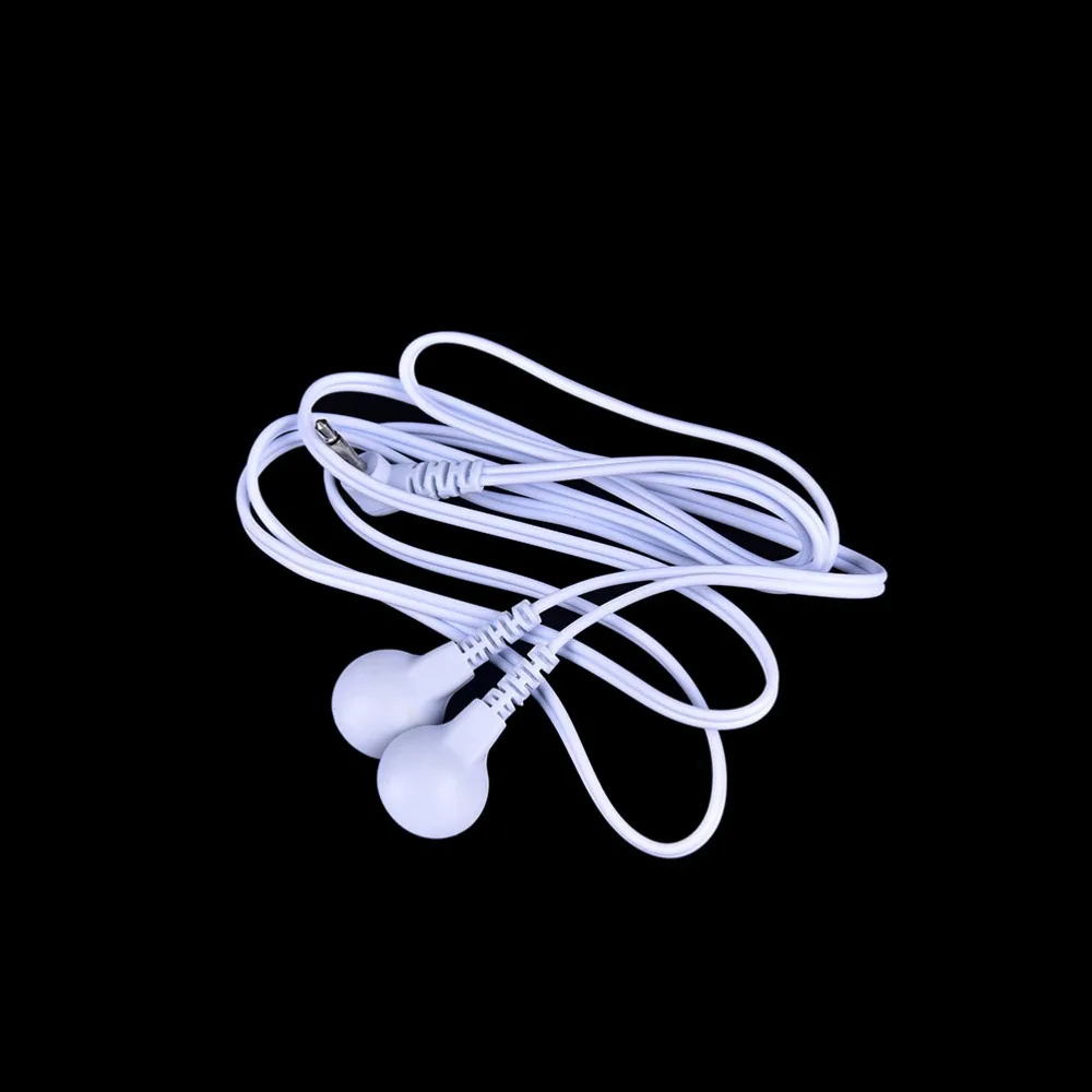 TOP quality 2.5mm 2 Button In 1 Lead Wires Connecting Cables for Therapy Machine Body Massage Related Supplies | Красота и здоровье