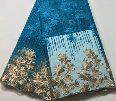 2019 Latest French Nigerian Laces Fabrics High Quality Tulle African Fabric Wedding Lace HLL3245 | Дом и сад