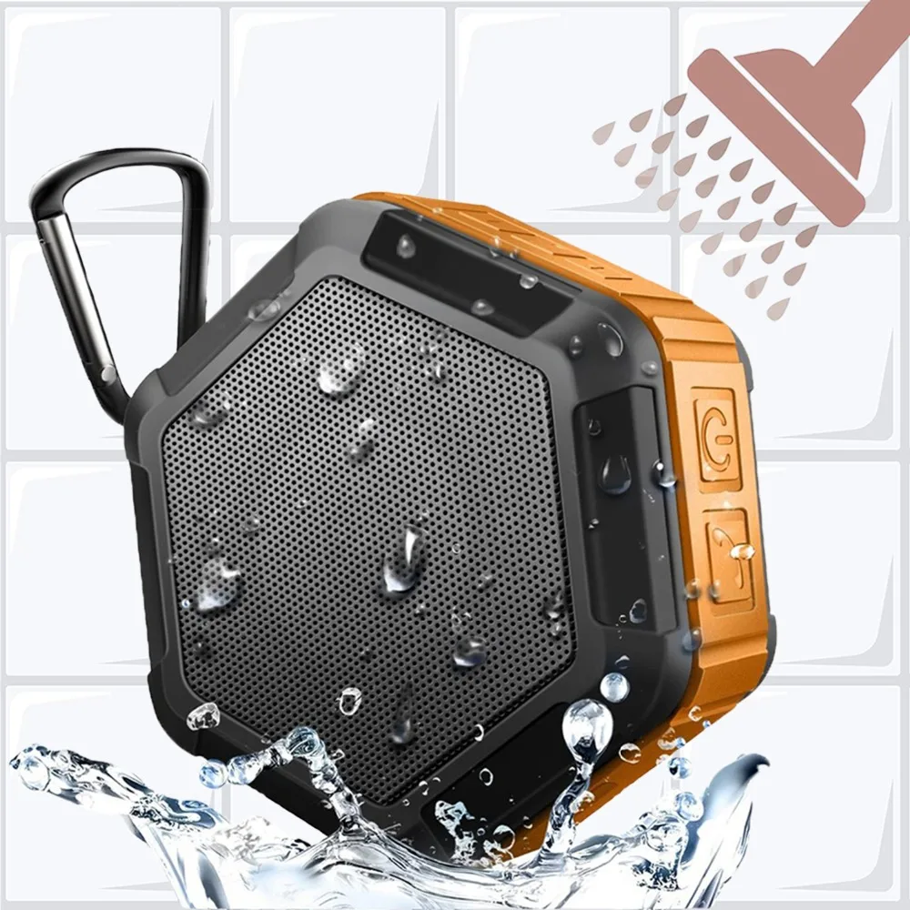 [Обновление] 5 Вт Душ Bluetooth динамик 20 часов воспроизведения богатый бас громче HD