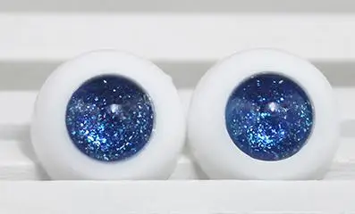 1 пара без зрачка акриловые 1/3 1/4 1/6 1/8 BJD глаза куклы 12 мм, 14 мм, 16 мм, 18 мм, 20 мм полукруглые глазные глаза для куклы игрушки 14 цветов - Цвет: color 3