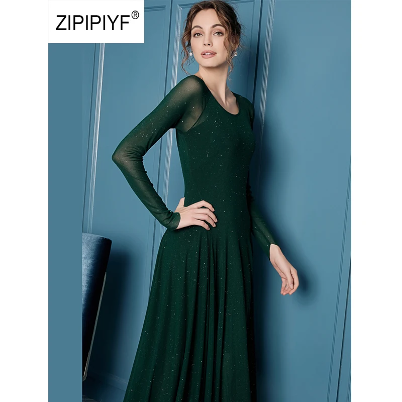 Оригинальные модные сексуальные платья офисное женское платье блестящее