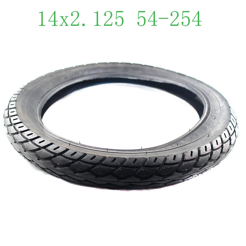 14 дюймов колеса шины 14X2,125/54-254 шины внутренняя труба подходит для многих газовых электрических скутеров и электровелосипедов 14*2,125 шины 14x2,125