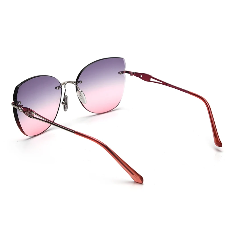 Королевский для девочек с фирменным дизайном солнцезащитные очки кошачий глаз