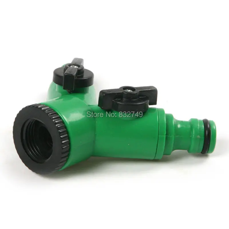 1 шт. садовый шланг ирригационный фитинг разветвитель двухсторонний адаптер кран