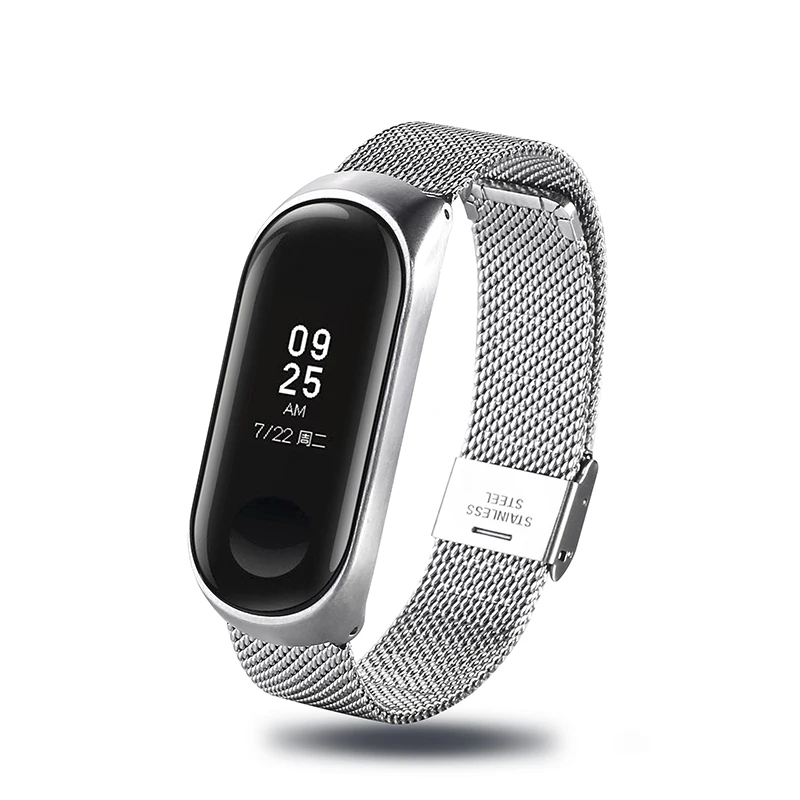 Браслет Mi Band 5 металлический Безвинтовой браслет из нержавеющей стали для Xiaomi 4