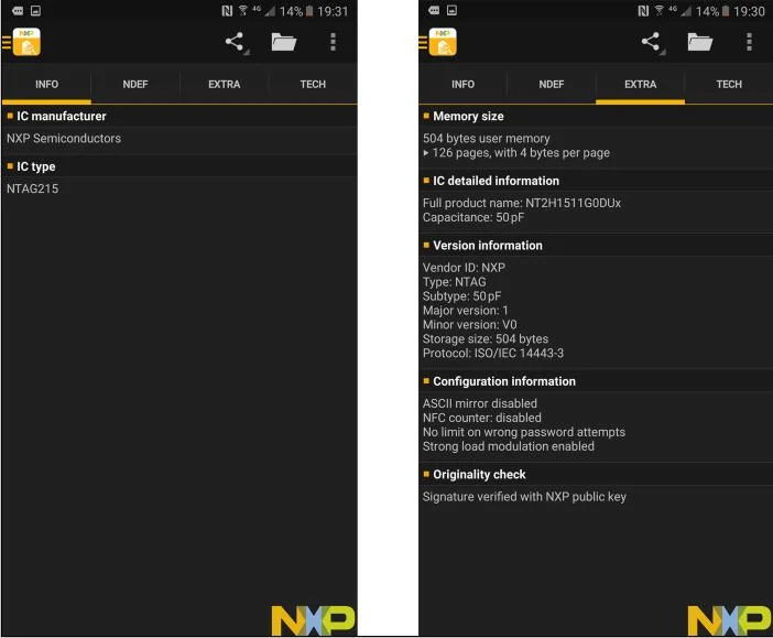 100 шт. смарт-карта NFC NTAG215 для смарт-карт Tagmo 13 56 МГц | Безопасность и защита