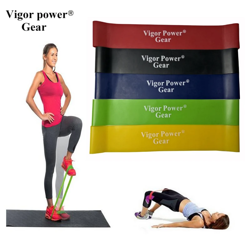 Эспандер Vigor Power Gear 5 уровней тянущиеся эспандер резиновые ленты для фитнеса йоги