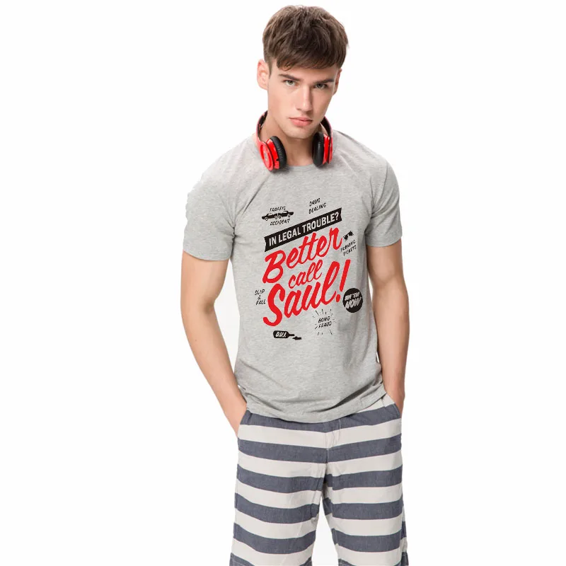 HanHent лучше звоните Солу Для мужчин футболка с принтом во все тяжкие Хлопковые