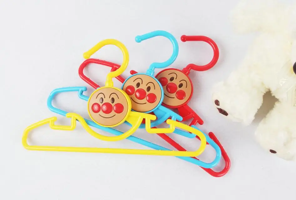 20 Pcs Red Blue Cute Carton Plastic Clothes Hanger Colorful Kids Baby Coats Pcs/ Lot | Дом и сад