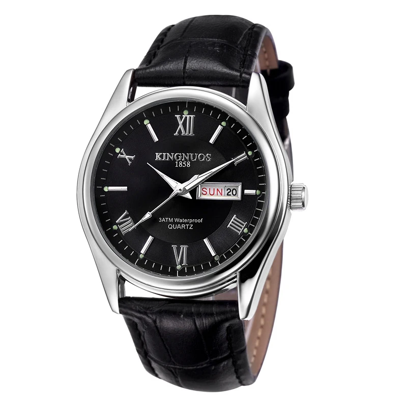 Male Wristwatches Relogio Masculino Luxury Brand Stainless Steel Analog Display Date Week Waterproof Men's Quartz Watch Business |