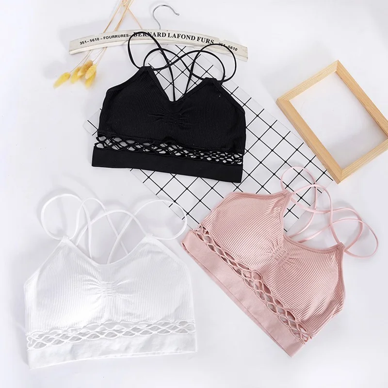 2019 сексуальный фитнес Бюстгальтер для йоги женщин пуш ап спортивный топ