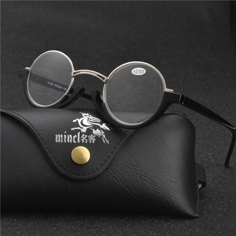 MINCL/маленькая круглая оправа для мужчин и женщин мужские очки чтения