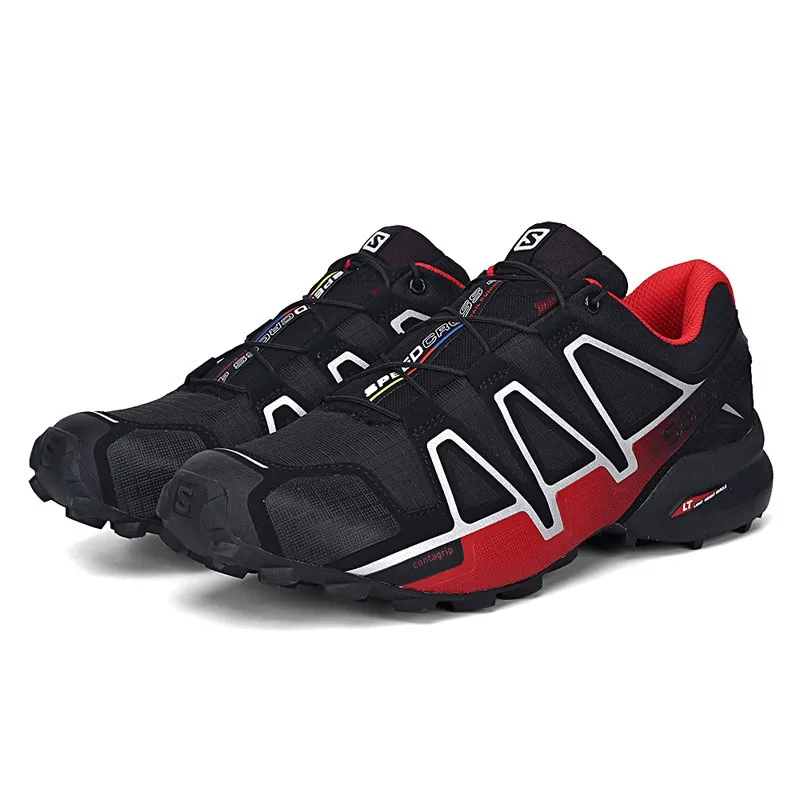 Salomon обувь для мужчин speed Cross 4 CS беговые кроссовки мужские спортивная черный белый