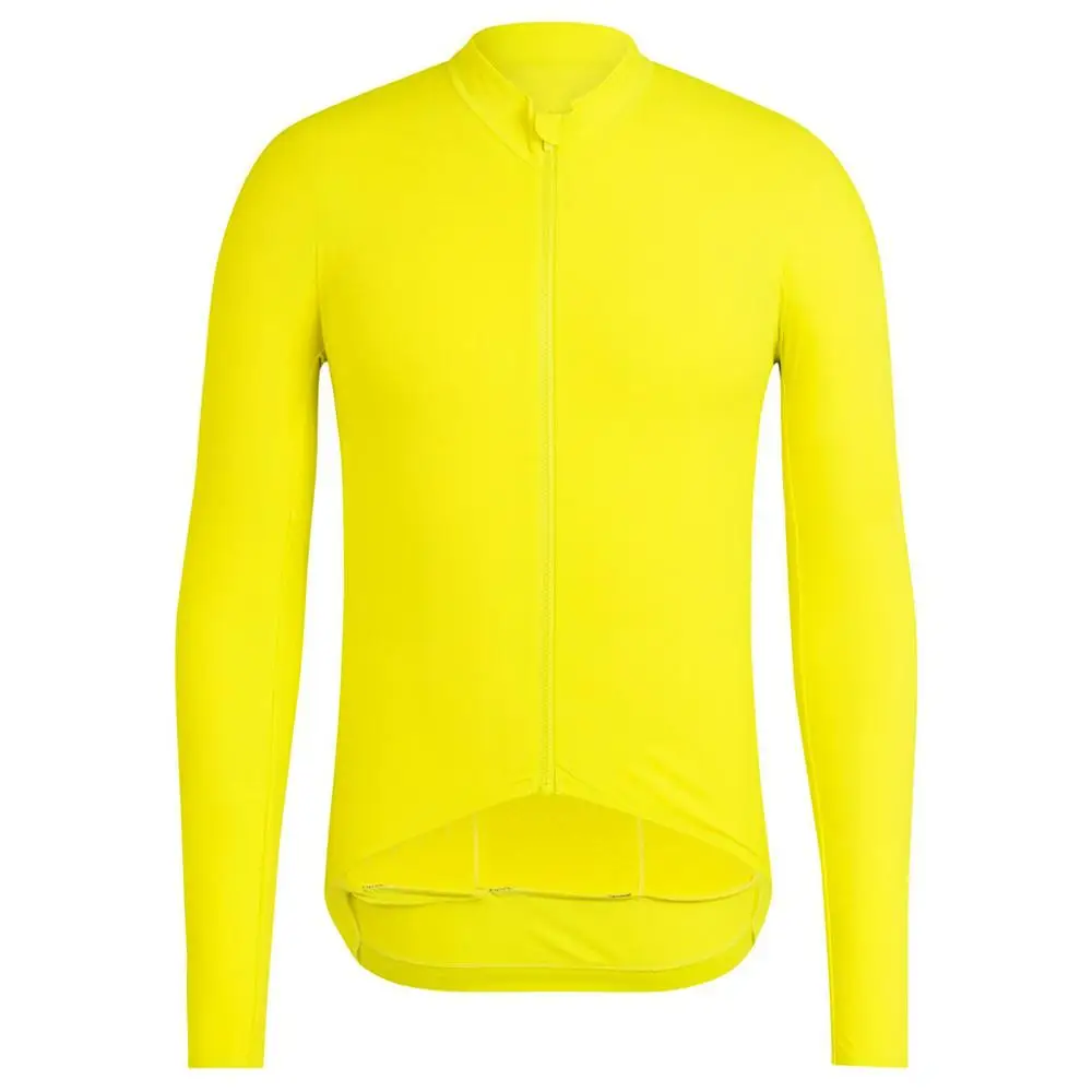 Yellow SPEXCEL все новые Pro team Аэро термо флис циклинг Джерси с длинным рукавом зима лайкра чистки бесшовные Велоспорт Джерси - Цвет: Yellow