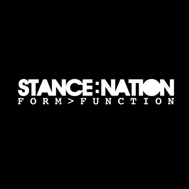 Наклейка на окно автомобиля STANCE NATION 20 5 х3 4 см оригинальные Стикеры для стилизации
