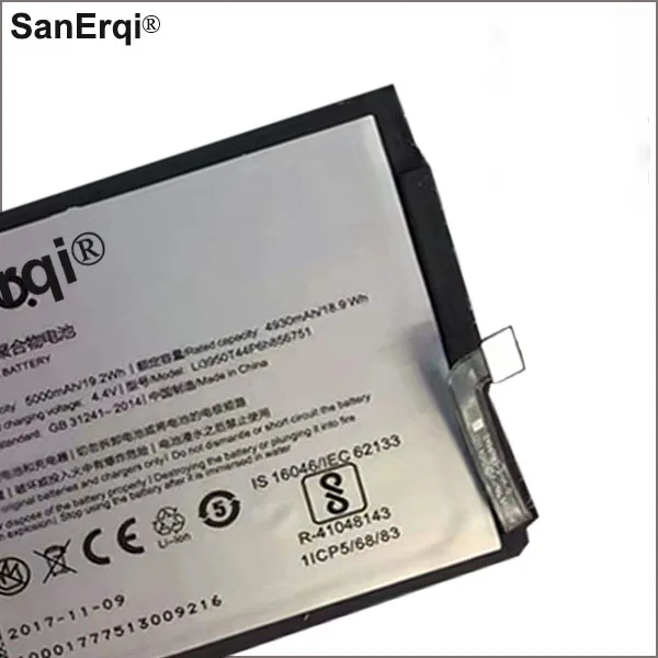 Li3950T44P6h856751 батарея для ZTE Nubia N2 NX575J 5000 мАч|Аккумуляторы мобильных телефонов| |